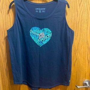 Life is Good black tank XL